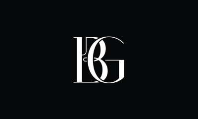 BG, GB, B, G, Abstract Letters Logo Monogram