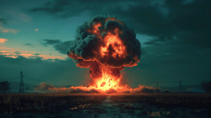 Explosión bomba nuclear 