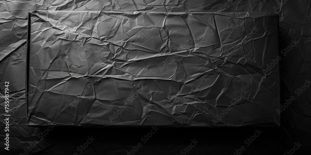 Poster A simple black and white image of a piece of paper. Suitable for various design projects.