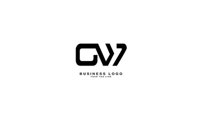 GW, WG, G, W, Abstract Letters Logo Monogram	

