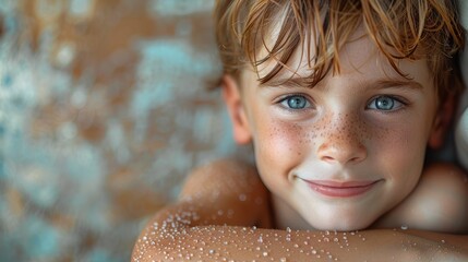 Children scratch atopic skin. Dermatitis, diabetes, and allergies on their bodies. Itching and pruritus are present as well.