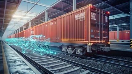 Smart freight rail system with IoT-enabled cargo wagons and predictive maintenance