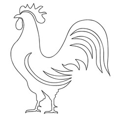 rooster ilustration © Yumna art