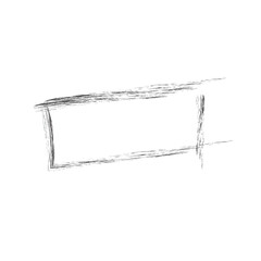 Hand drawn square frames in sketchy style. Rectangular handdrawn grungy borders. Vector illustration of pencil outline stroke framework box. Collection of doodle school draft frames	
