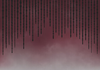 どんより背景 赤