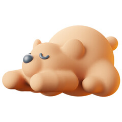 3D Icon Bear Illustration © Fauzi