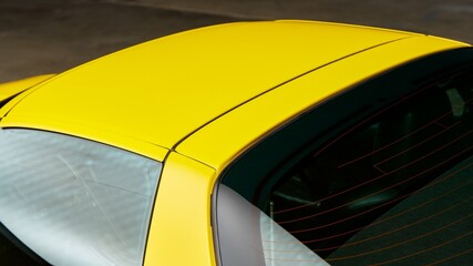 Roof of a car
