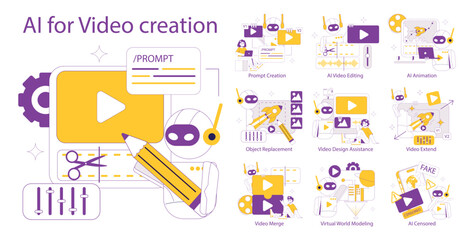Purple rectangle with pencil icons in urban design and engineering theme