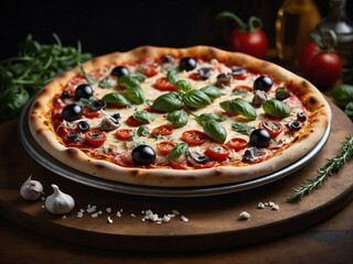 Traditional Pizza napoletana 