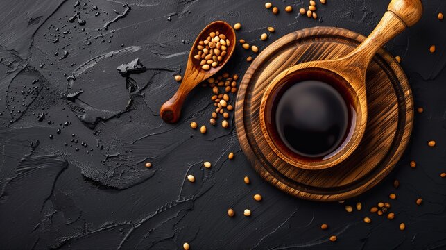 soy sauce with sesame