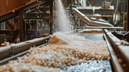 sugar manufacturing process - obrazy, fototapety, plakaty