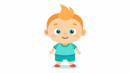 a beautiful baby cartoon vector and svg file