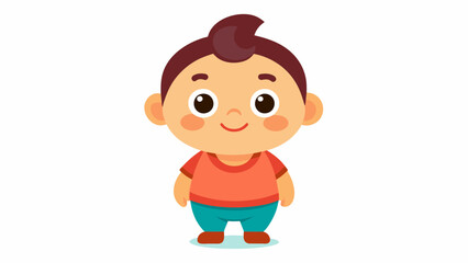 a beautiful baby cartoon vector and svg file