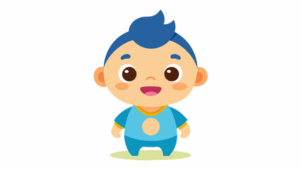 a beautiful baby cartoon vector and svg file