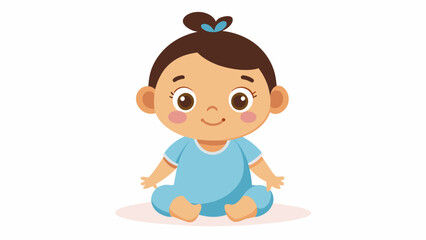 a beautiful baby cartoon vector and svg file
