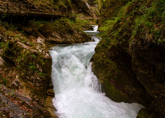 Vintgar Gorge or Bled Gorge is a 1.6 km long gorge in northwestern Slovenia. This natural nature...