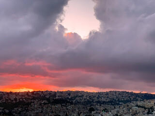 City of Jordan Sunset