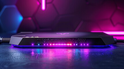 Next-generation gaming router with optimized bandwidth for low latency - obrazy, fototapety, plakaty