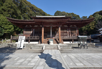 長弓寺　本堂　奈良県生駒市
