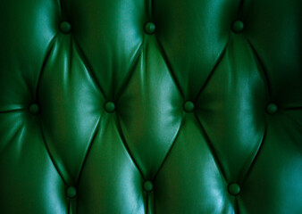 leather green sofa textured background,  leather sofa upholstery texture - 756017798