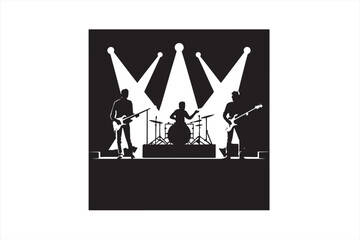 illustration of a band
