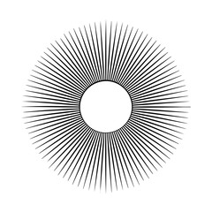 Abstract Sun Vector Logo