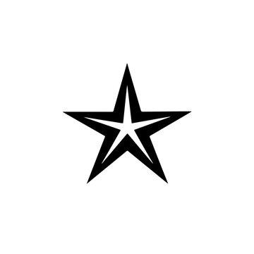 Abstract Star Vector Logo