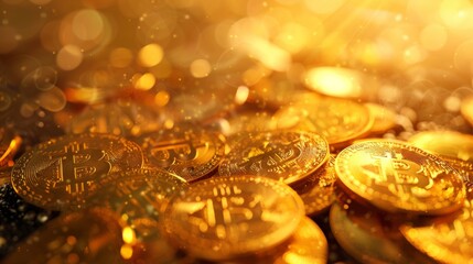 digital currency gold concept virtual payment generative ai