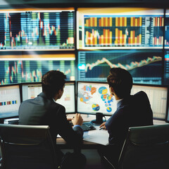 Business people team finance data analytics graph chart report.