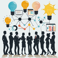 Business people team finance data analytics graph chart report.
