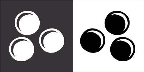 Illustration vector graphics of billiard icon