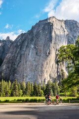famous rock El Capitan in Yosemite National Park
