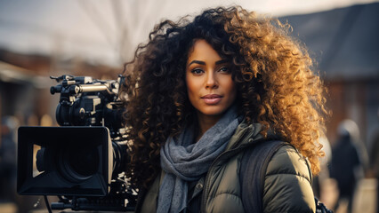 Black Female Film Director - Powered by Adobe