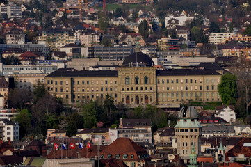 Switzerland: The Swiss Federal Institut of Technology in Zürich.  Zürich: Das Gebäude der  Eidgenössisch Technicsche Hochschule (ETH).
