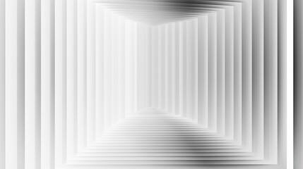 Obraz premium Abstract White Clear Blank Subtle Geometrical Background In Ultra High Definition Quality. Monotone Light Empty Concave Surface. Minimalist Style Wallpaper. 