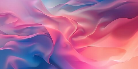 Obraz premium retro gradient background with grain texture, waving motion, colors banner, pink and blue.