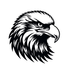  Bald Eagle Bird Simple and Clean Logo Icon 