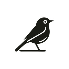  Robin Bird Simple and Clean Logo Icon 