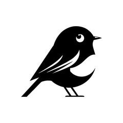  Robin Bird Simple and Clean Logo Icon 