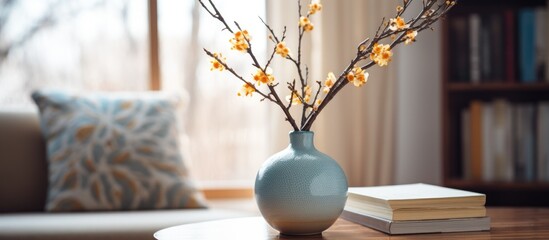 Vase as Table Decor in Living Room