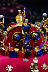 Czech coronation crown - replica on display.