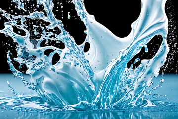 Splash water - obrazy, fototapety, plakaty