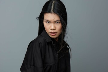 Asian woman girl beauty face background portrait