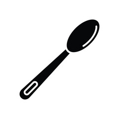 spoon icon vector template design flat and simple