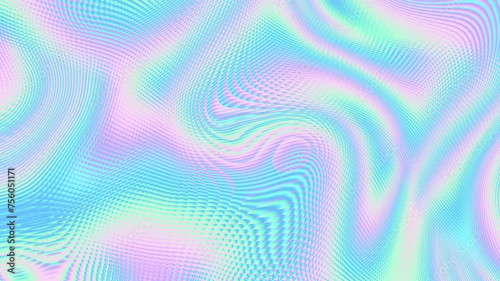 Aufkleber Colorful Seamless Fluid Art Abstract Background. animation. Loop animation