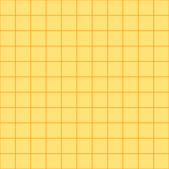 Flat Yellow Bathroom Seamless Pattern. Vector Illustration of Tile Wall Background.