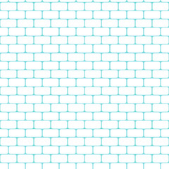 Flat Brick Wall Bathroom Seamless Pattern. Vector Illustration of Tile Background.