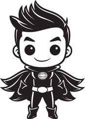 Heroic Hug Adorable Hero Emblem Super Sidekick Cute Superhero Symbol