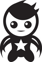 Super Snuggle Cute Superhero Emblem Cape Cutie Adorable Hero Symbol