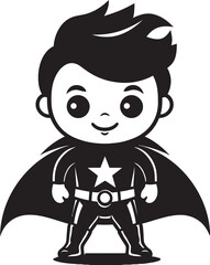 Tiny Titan Adorable Hero Symbol Super Snuggle Cute Superhero Vector Design